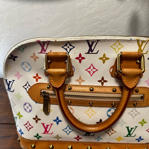 Louis Vuitton Multicolor AlmaPM  Murakami Satchel Handbag - Picture 6 of 9